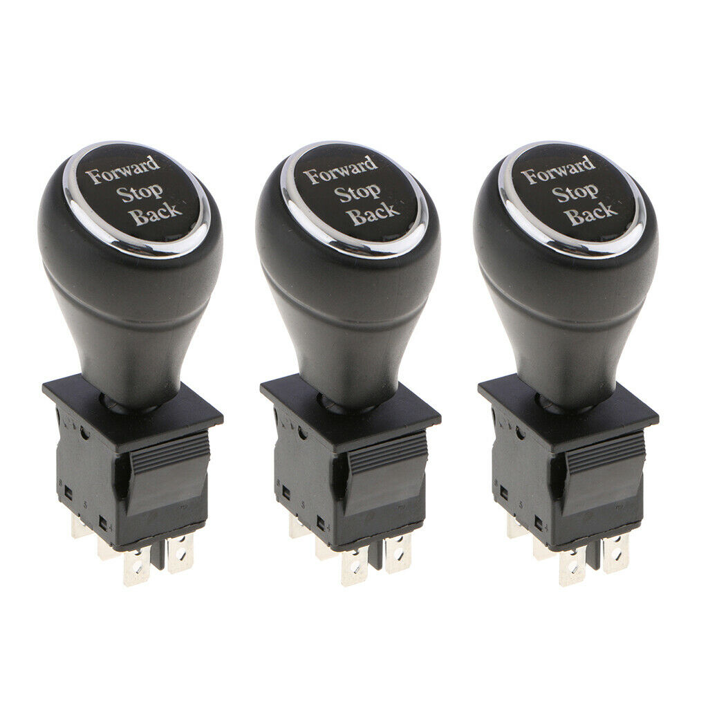 3PCS Joystick Switch Replacement  -On 6-Pin 3 Position Car Putter Switches