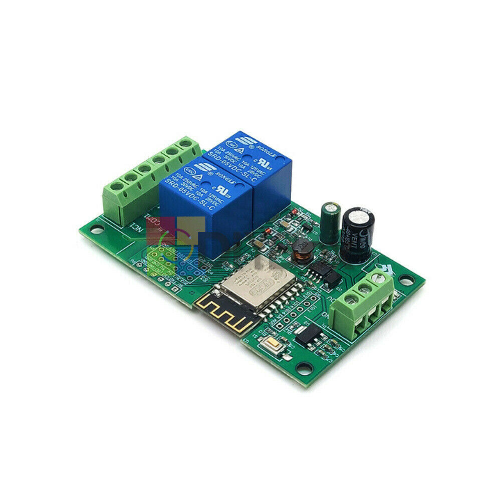 ESP8266 5V Power Supply WIFI Dual Channel Relay Module ESP-12F Development Doard