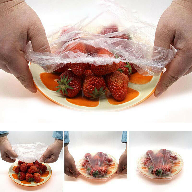 100Pcs Disposable Vest Food Storage Seal Bag Saver Wrap Keep Fresh  foodJ NL