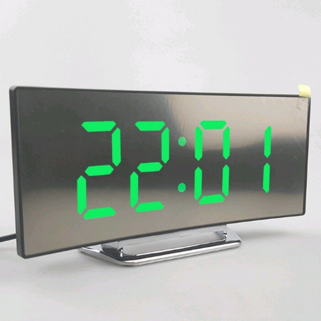 2Color Ultra Large LED Display Screen Digital Mirror Alarm Clock