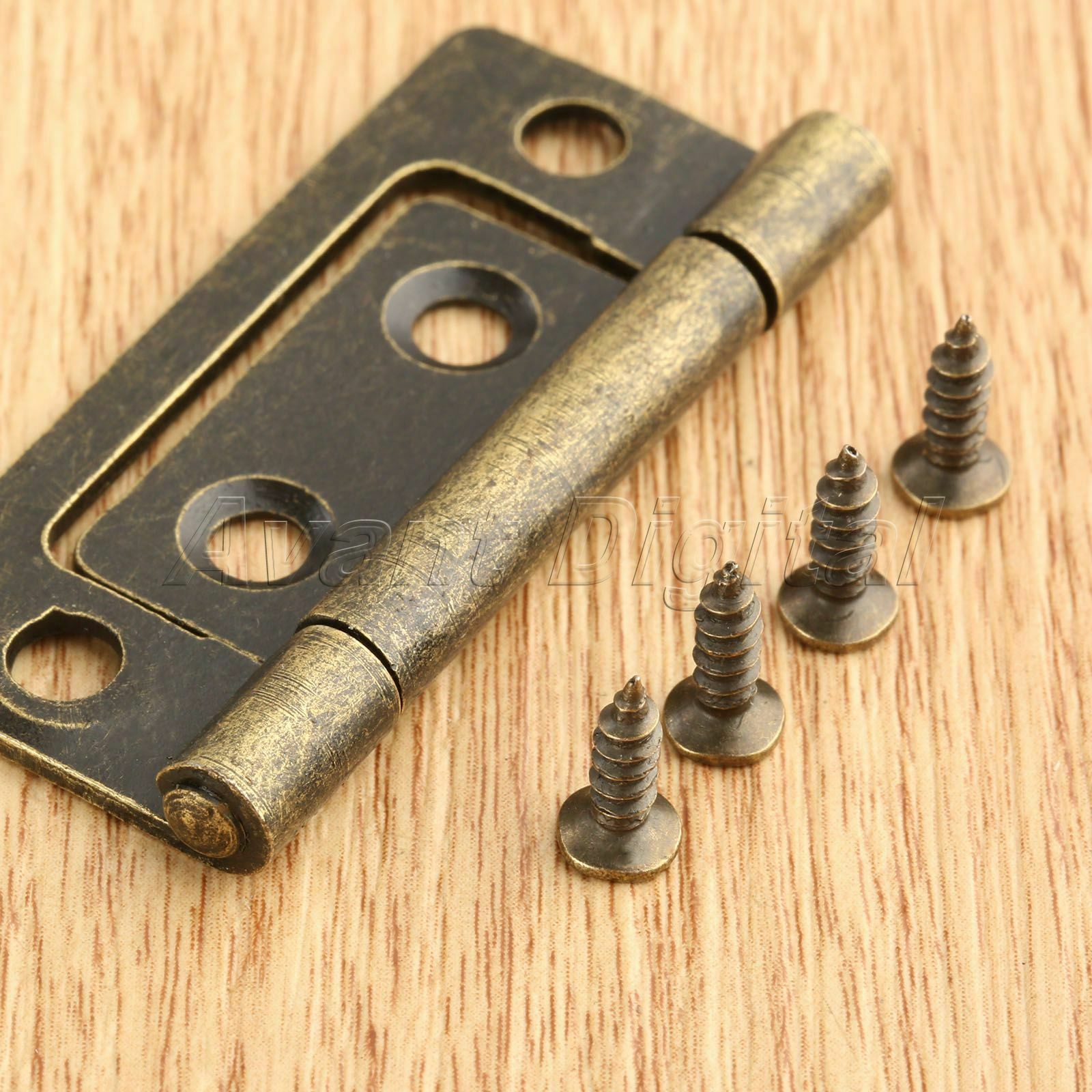 Retro Furniture Cabinet Hinge Wardrobe Cupboard Jewelry Box Door Hinges Hardware