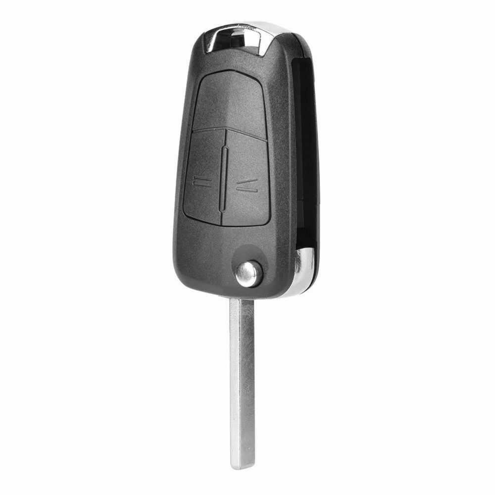 Auto Car Foldable Key Housing 2 Buttons Accessory Key Shell for Vauxhall/Opel