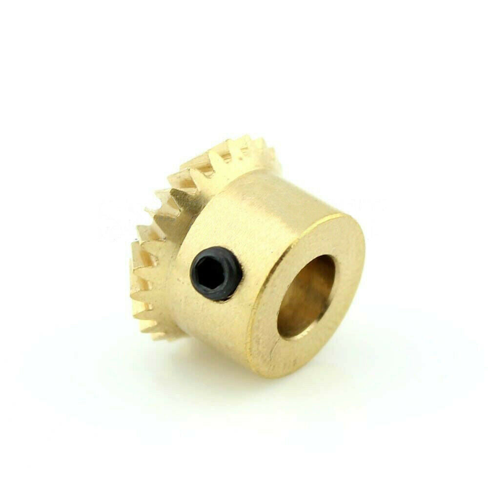 2Pcs 0.5M-20T Metal Umbrella Tooth Bevel Gear Helical Motor Gear 20T Bore:4mm