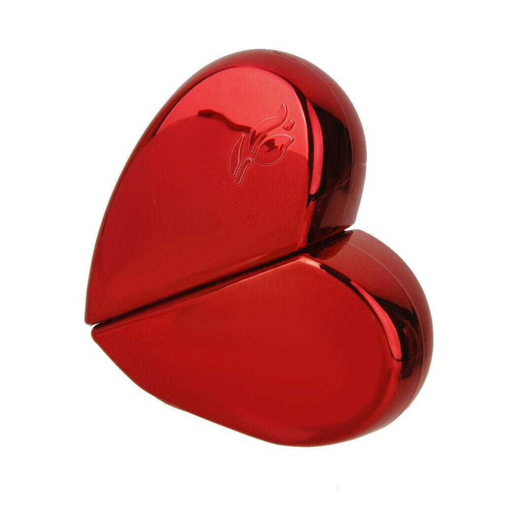 Travel Candy Heart Shape Perfume Atomizer Refillable Spray Bottles 25ml Red