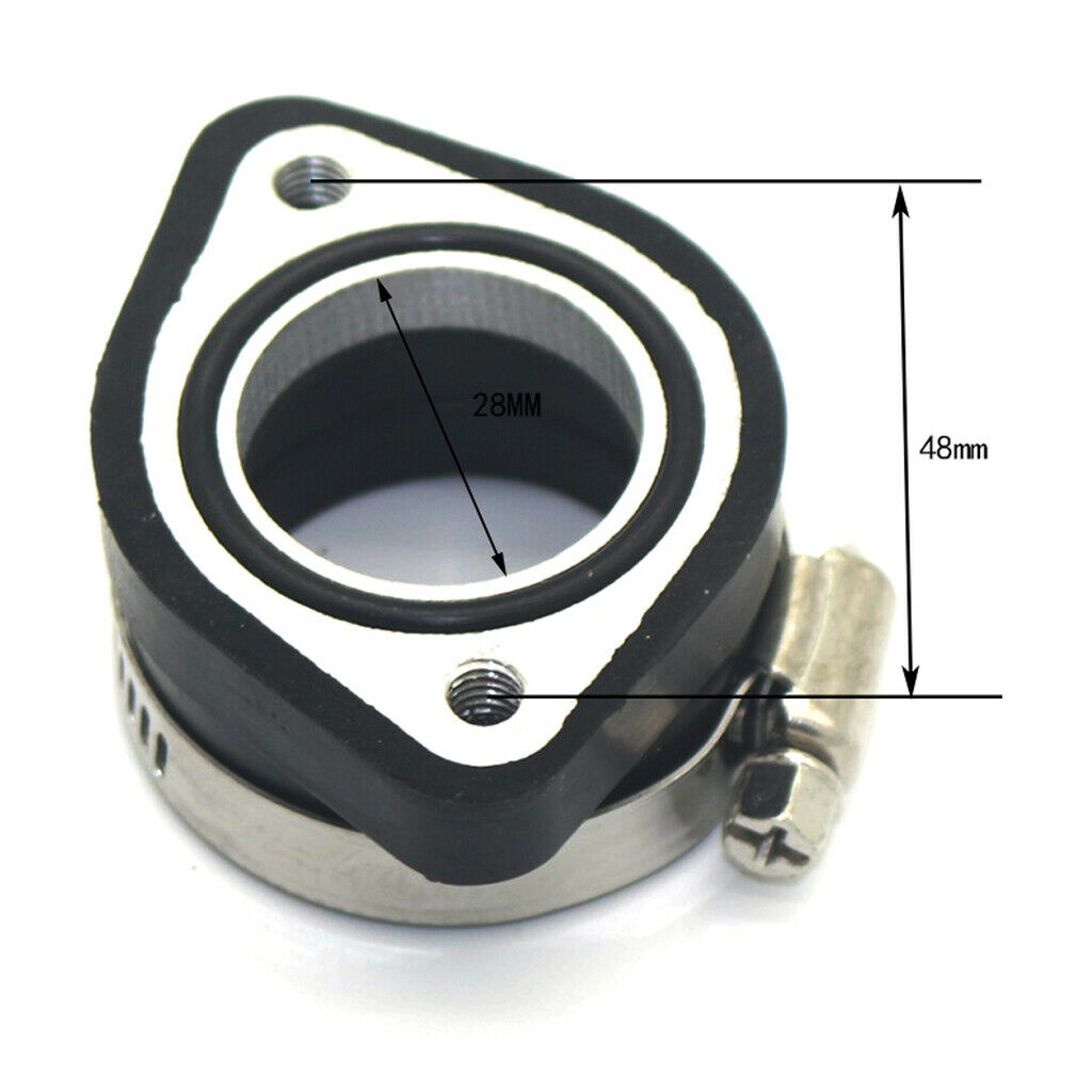 3x Dirt Bike Intake Mainfold Adapter Fit for   VM24 PE24 PE26 PE28 OKO Carb
