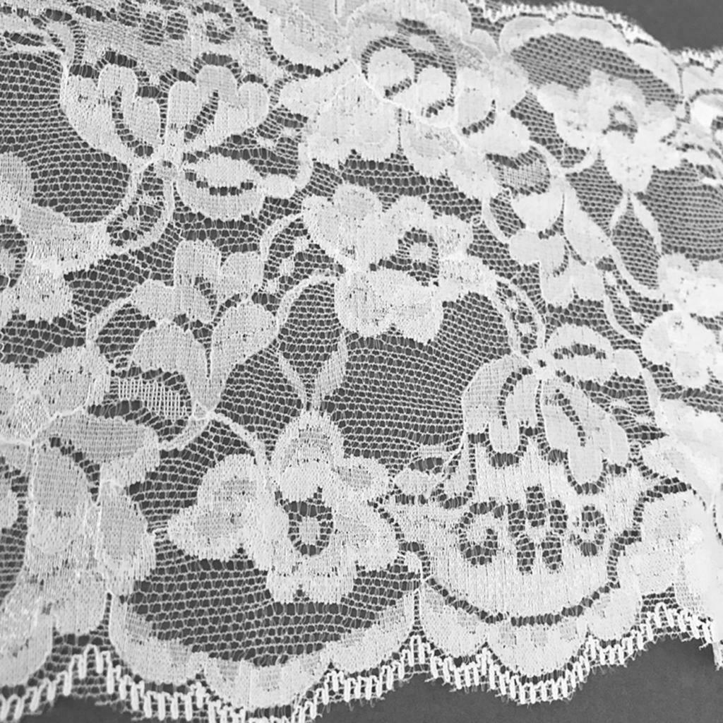 5 Yards 15cm Handmade Patchwork Material Lace Ribbon Sewing Lace Trim White