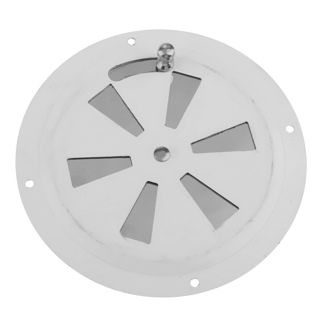 5" Stainless Steel Boat Marine RV Round Butterfly Ventilator Vent Cover