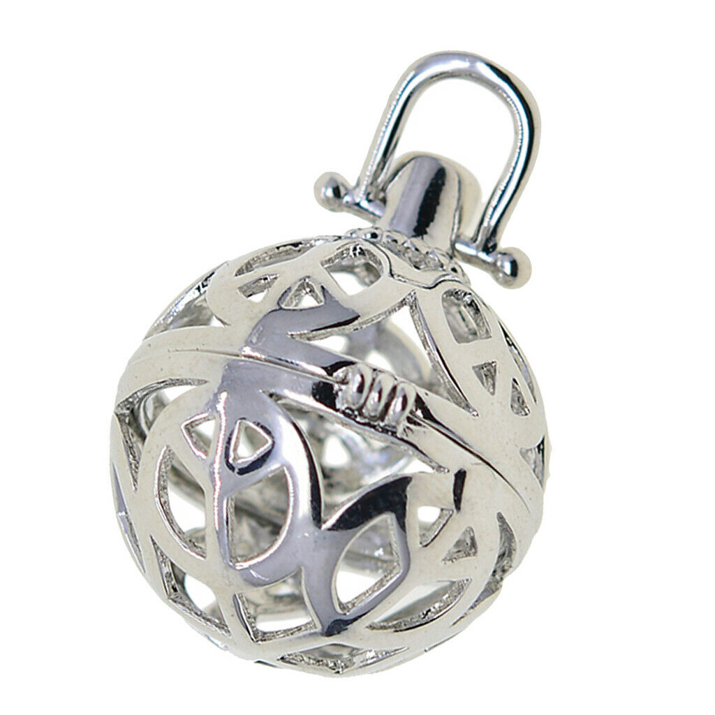 Beads Cage Charms Locket Pendant Settings for DIY Necklace Peace