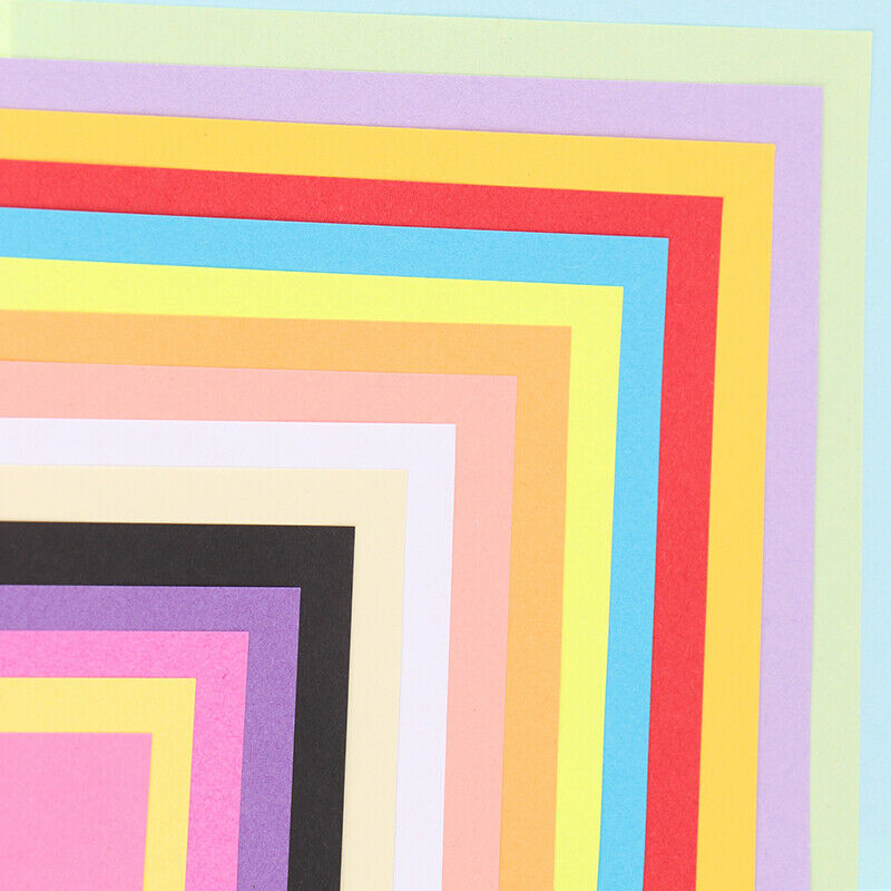 100x Handmade Origami Paper DIY 10Colors Folding Paper Double Sides Square P SJ