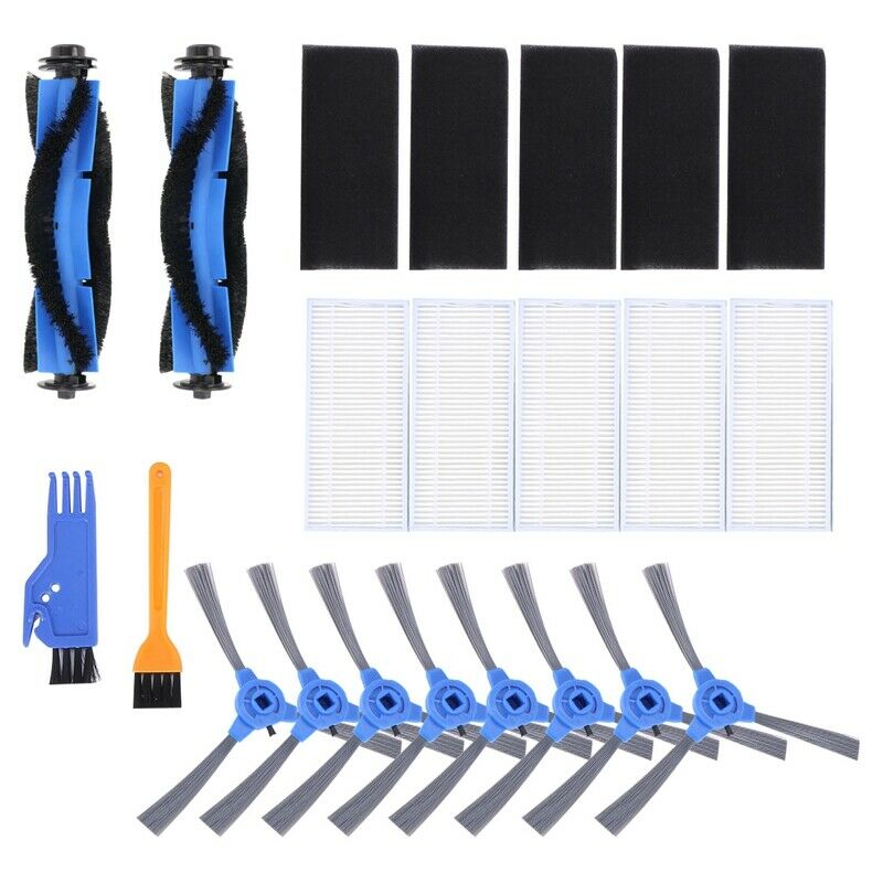 Hepa Filter Kit Side Brush Set for Eufy Robovac 30 Room Cleaning Irobot Parts R9