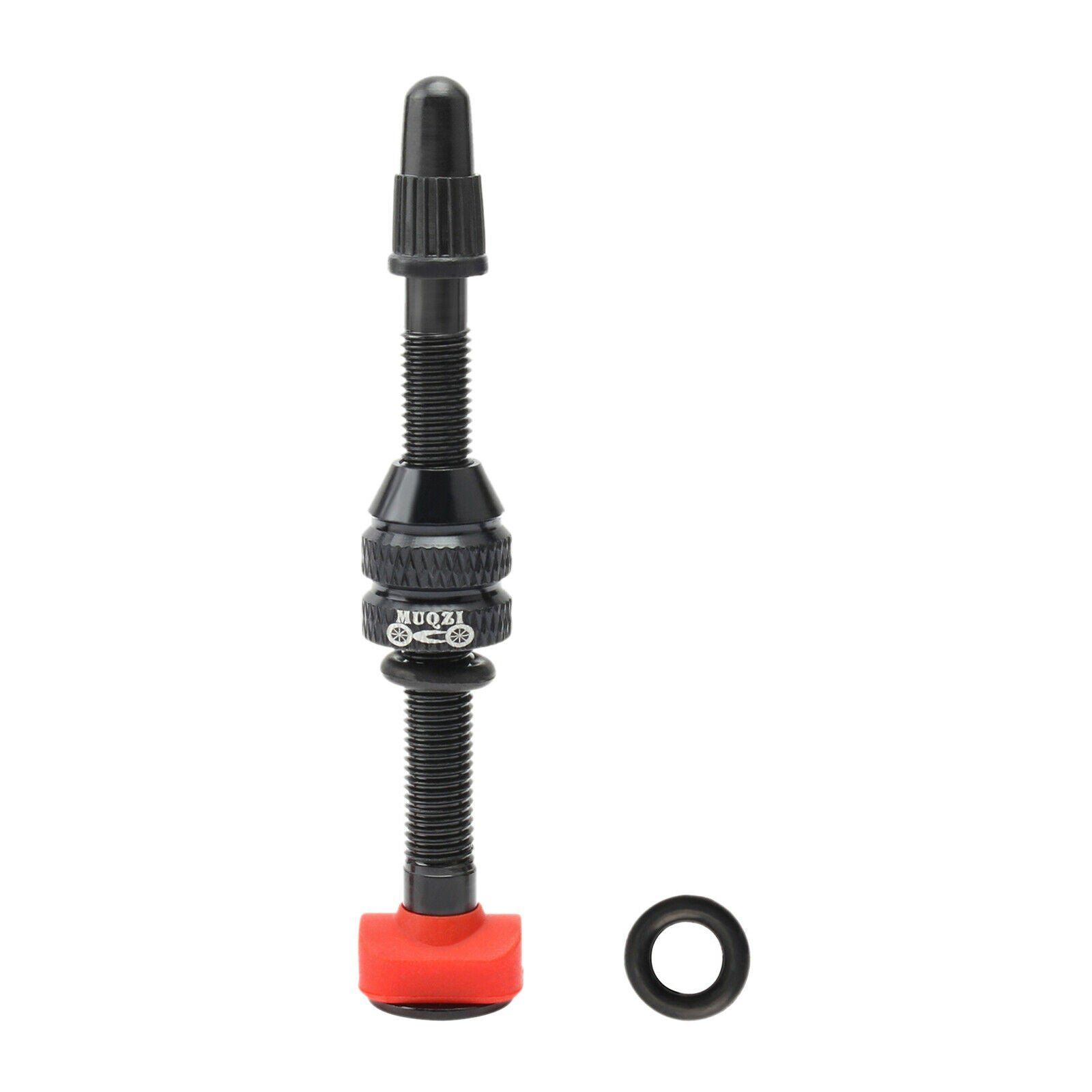 Tubeless Presta Valve Stem MTB Mountain Bike Tubeless Rim Core 60mm,Black