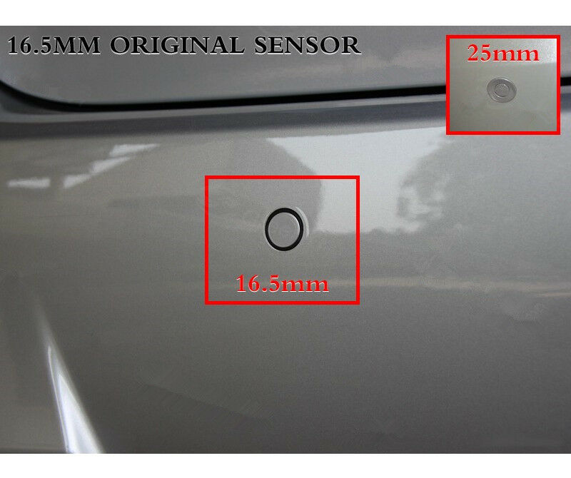 4 Parking Sensors Buzzer Car Reverse Backup Rear Radar System Sound Alarm 16MM