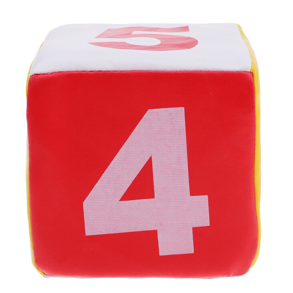 2xSponge Dice Spot Dice Cute Dice Bar Fun Decor Children Playing 1-6 Numbers