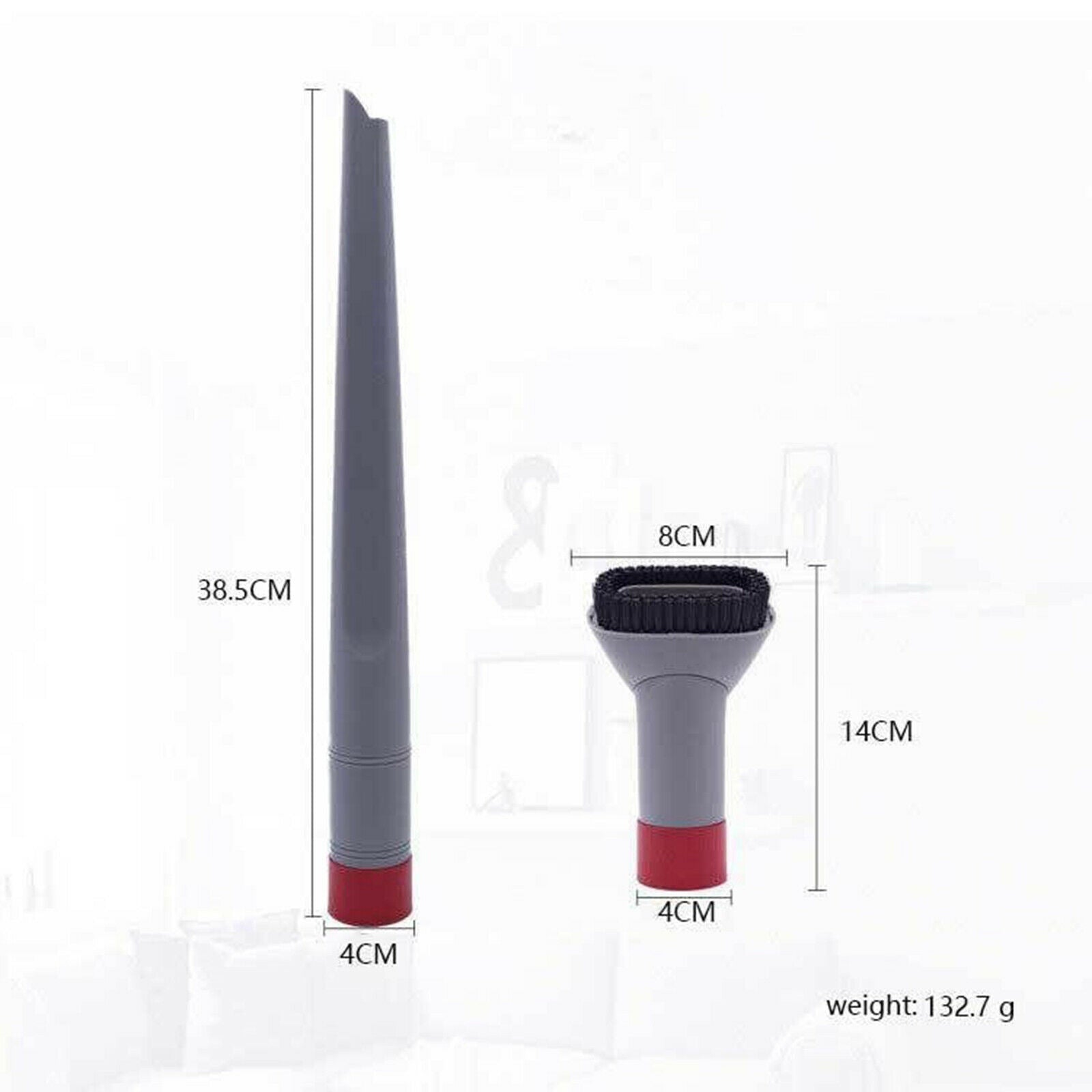 Plastic Vacuum Crevice Nozzle + Dust Brush for Shark Rotator Lift Away NV501