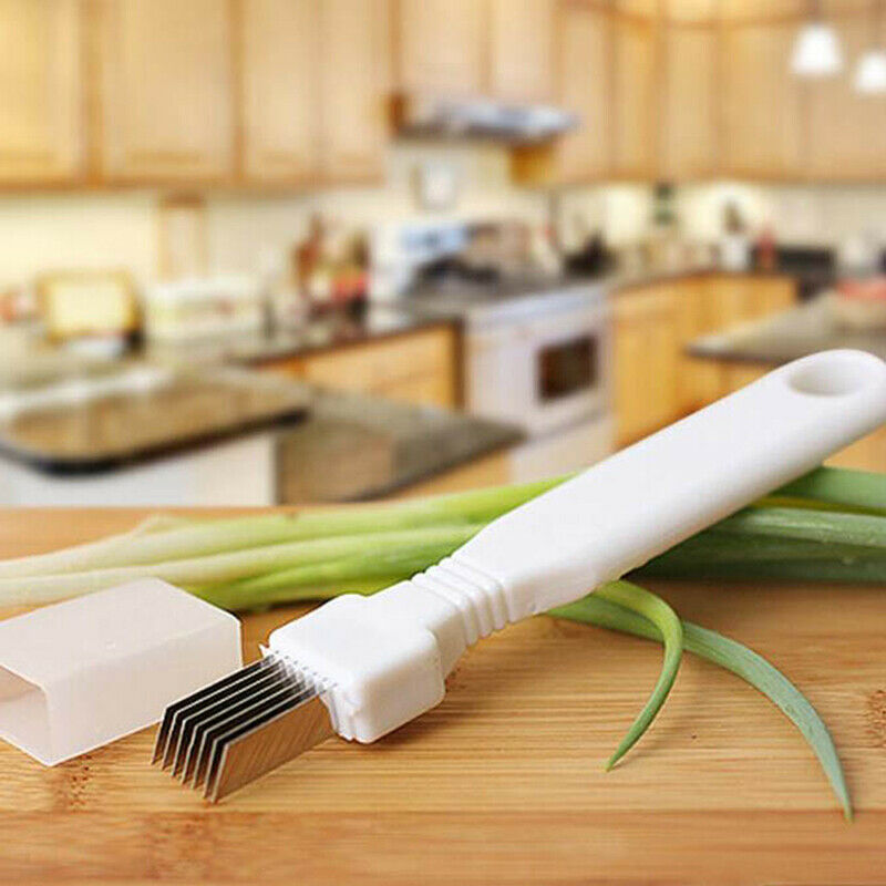 1 pc Stainless Steel Green Onions Cutter Green Spring Onion Slicer Dev Lt