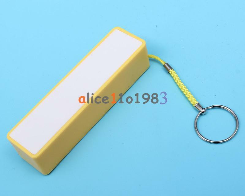 USB Power Bank Charger Pack Box Battery Case For 1x18650 DIY Portable Yellow