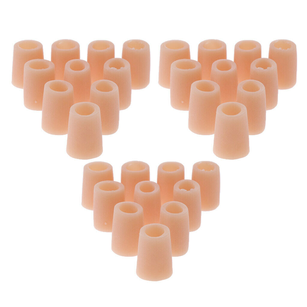 15 Pairs Women/Men Toe Sleeves Caps Straightening Cushions for Corn Calluse