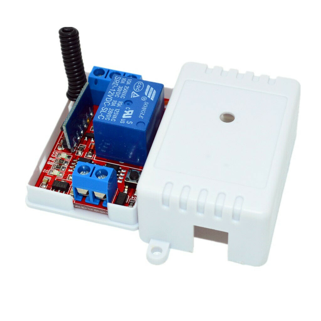 Switch Module 12V 1 Channel 433M Remote Control 2 Button Controller