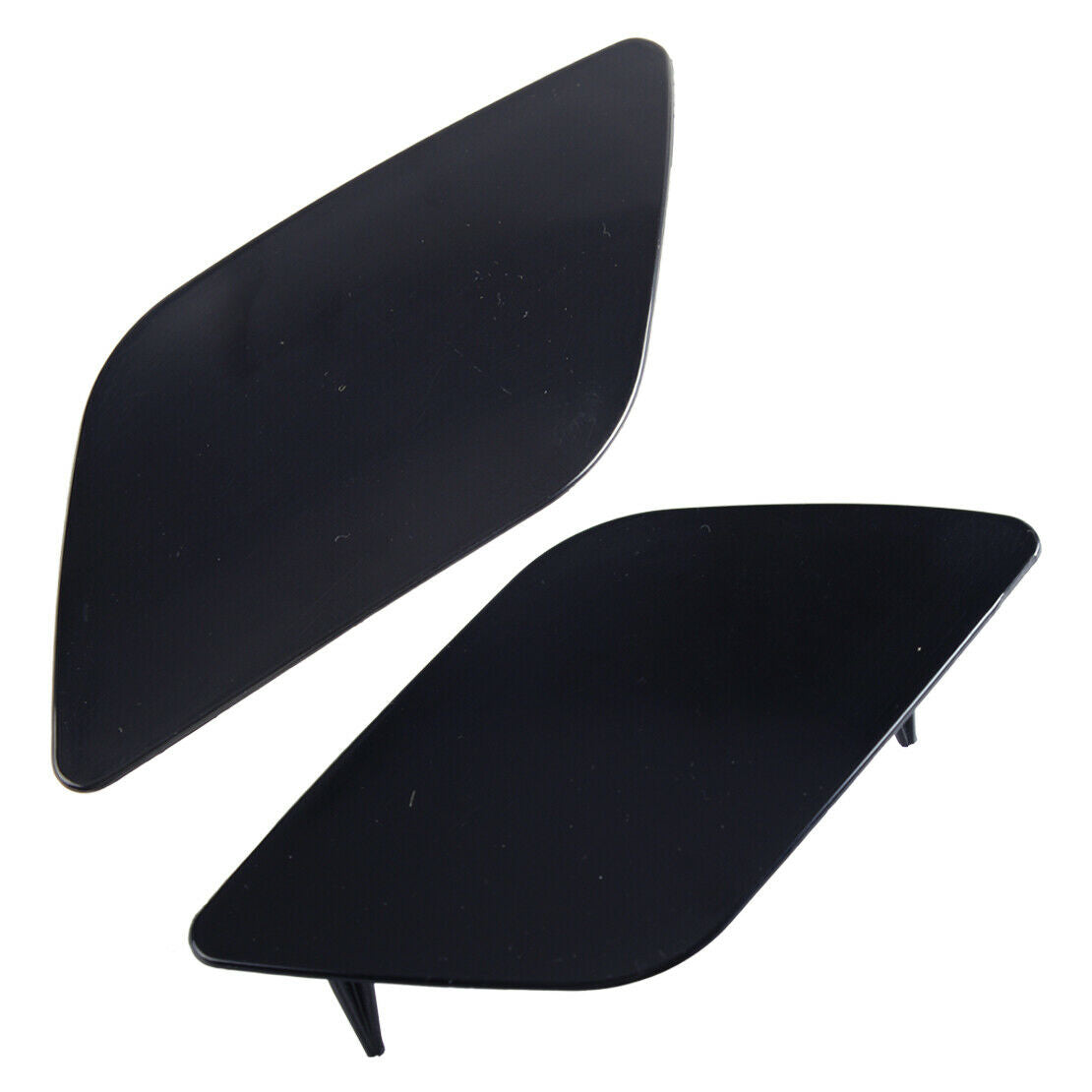 1 Pair R+L Front Headlight Washer Nozzle Cover Cap Fit For Audi A6/S6 Plastic as