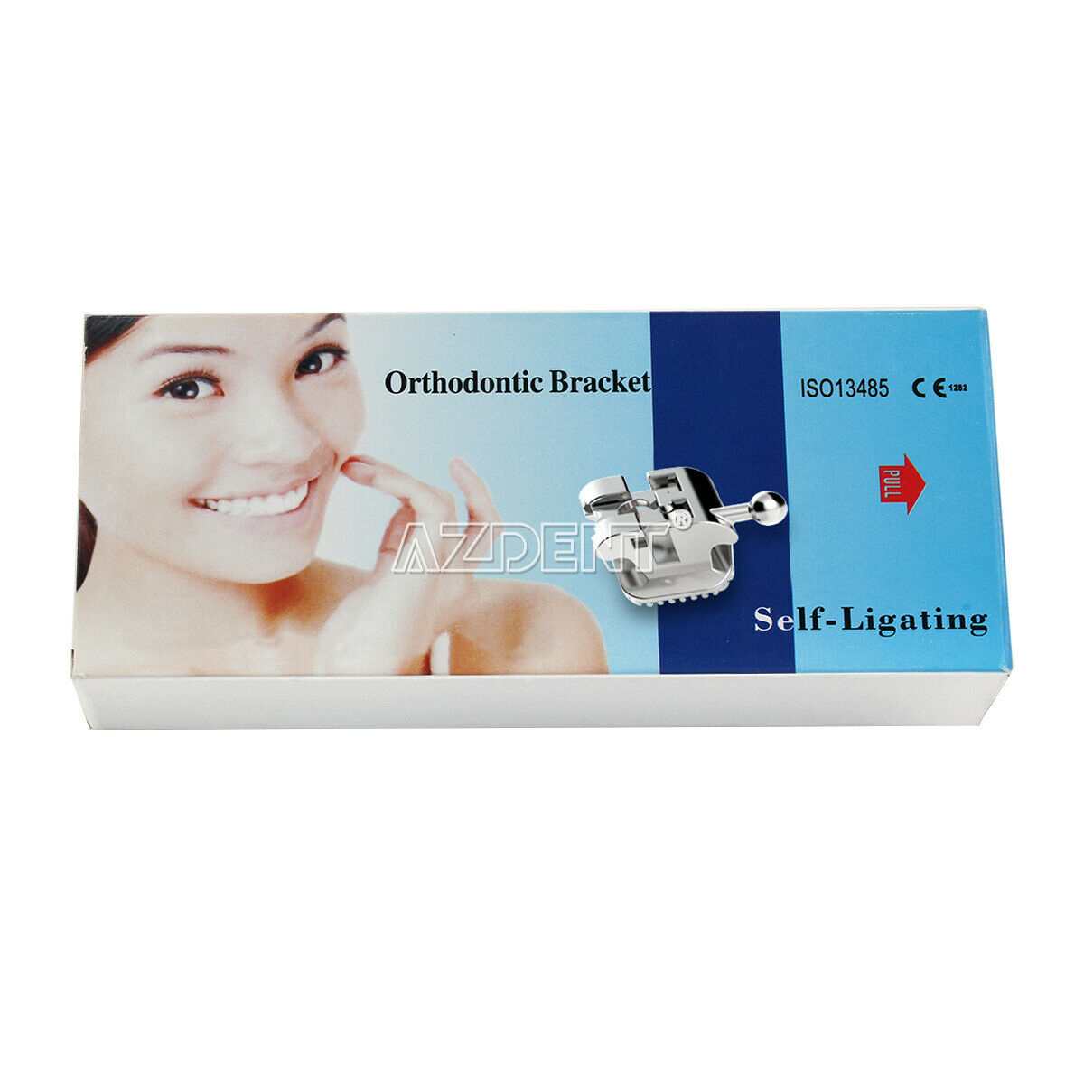 5X Orthodontic Dental Passive Self-Ligating Bracket Braces Roth .022 Hooks 3 4 5