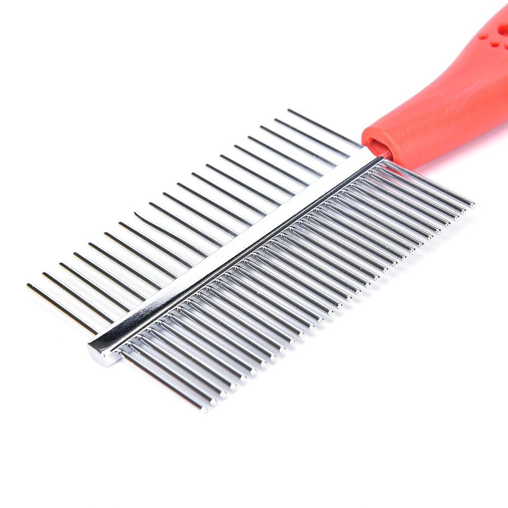 Grooming Pet Hair Grooming Two-sized Dense Comb Tooth Slicker Brush For Dogs  DD