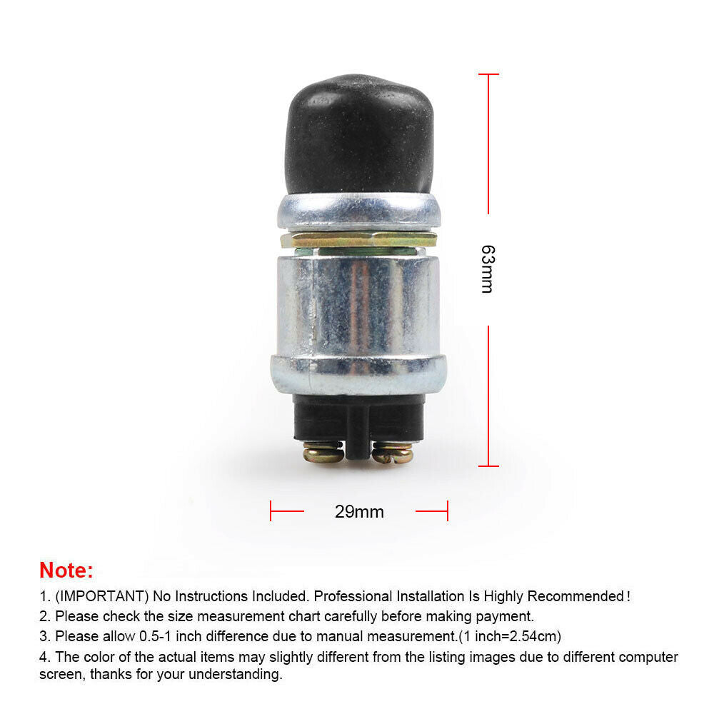 50A 12V Waterproof Car Boat Track Switch Push Button Horn Engine Start Starter