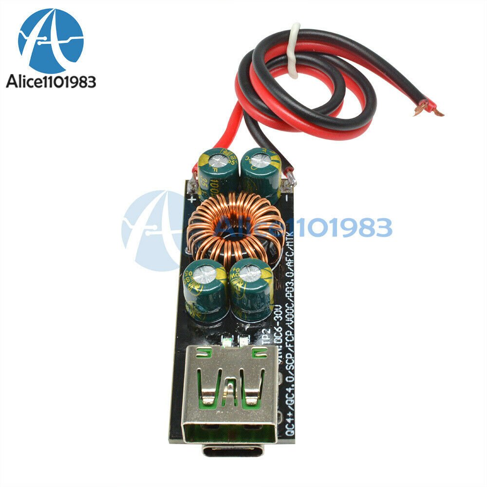 6V-35V Buck Step Down Module QC 3.0 4.0 Mobile Phone QC Charging Board Charge