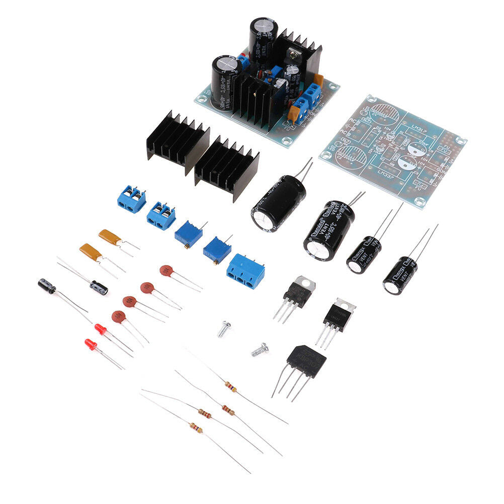 AC/DC 12V 24V LM317 LM337 Linear Voltage Regulator Adjustable Power Supply *DD