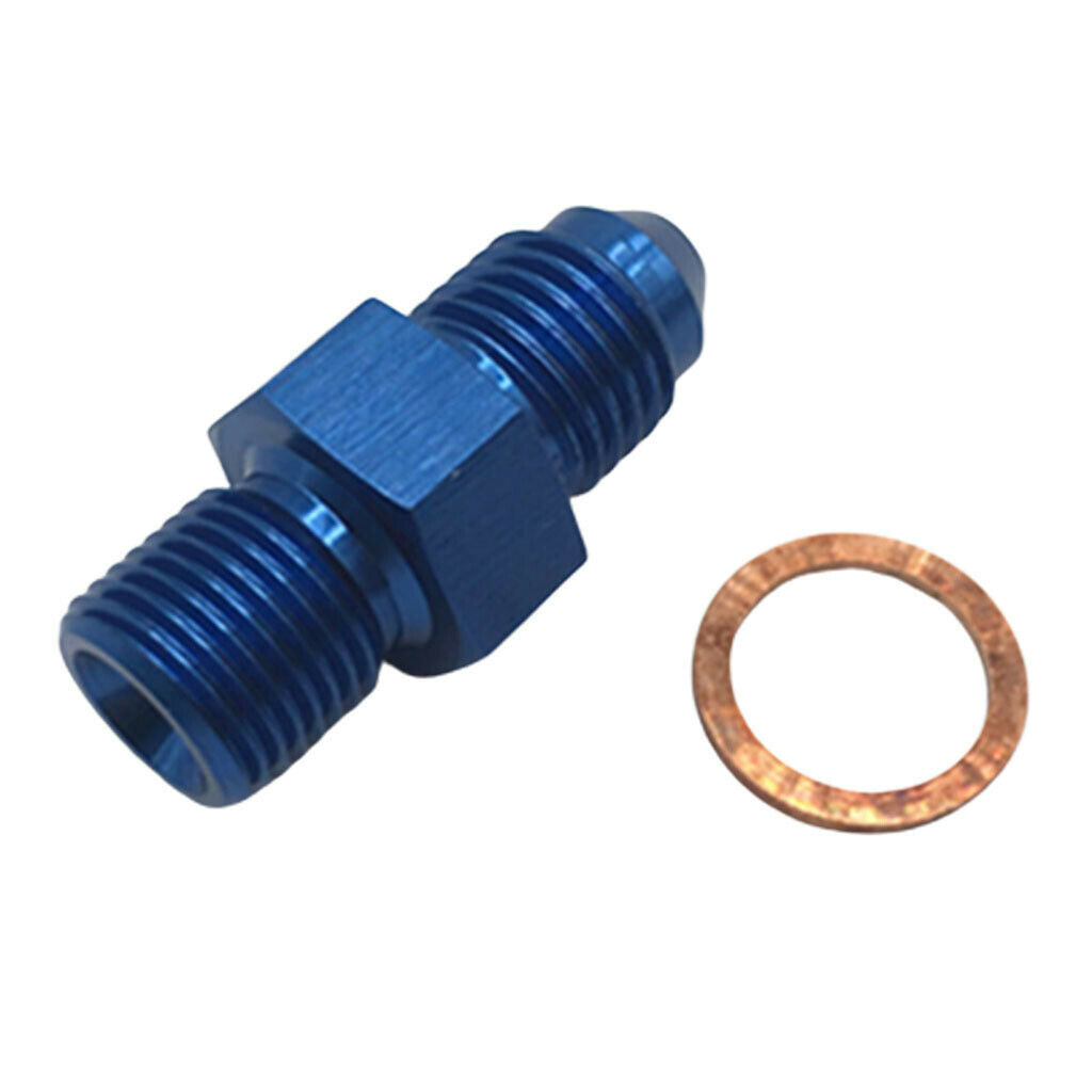 AN4 to M11x1.0 Oil Feed Adapter Fit For Garrett 1mm Restrictor Turbocharger