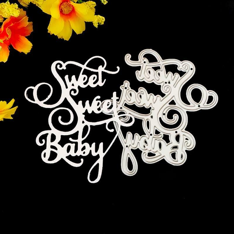 Sweet Baby Metal Cutting Dies Stencil Scrapbooking DIY Album Stamp Paper Emboss