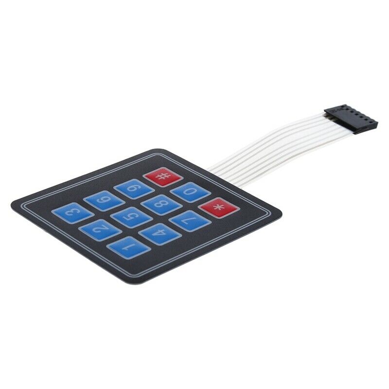 New 4 x3 12 Key Matrix Array Membrane Switch Keypad Keyboard For Arduino X5K8K8