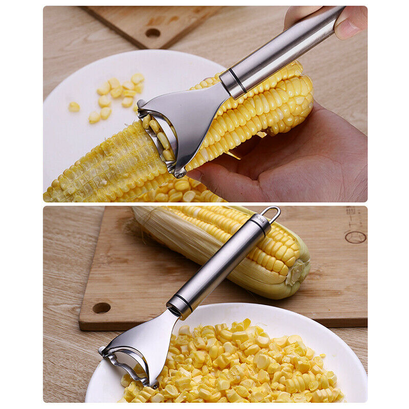 Stainless Steel Corn Cutter Sheller Corn Peeler Stripper Cob Kernel Cutter Tools