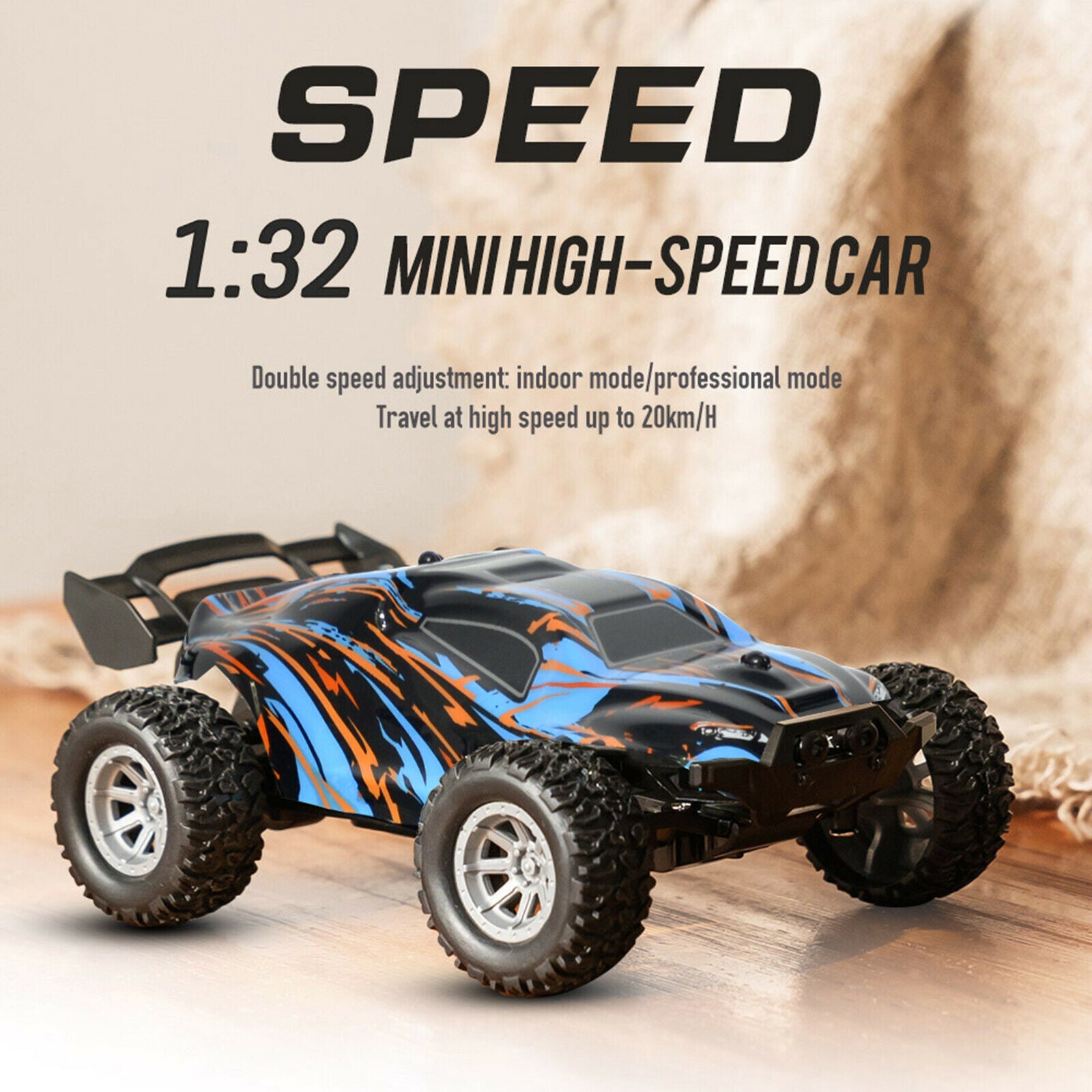 Mini RC Car 1:32 20Km/h High  Dual  Adjustment Off-Road 2.4G RC Trucks