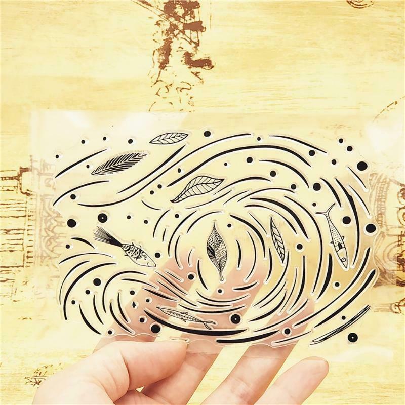 Fish Silicone Clear Seal Stamp DIY Scrapbooking Embossing Photo Album Decorative