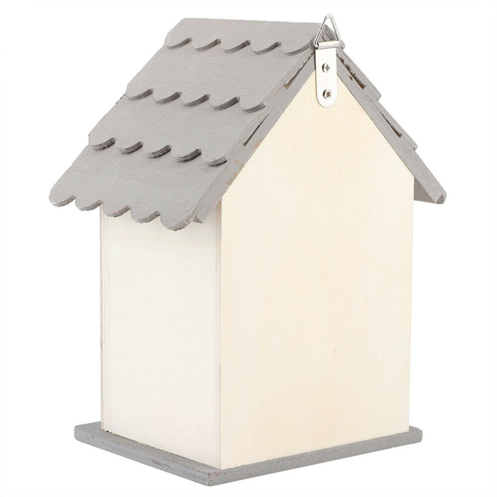 Wood Bird House DIY Breeding Parrot Bird Nesting Box Outdoor Garden Decoration