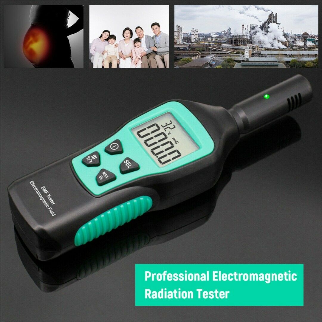 High Precision EMF Meter Electromagnetic Radiation Detector 5Hz-3500MHz //
