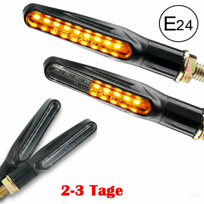 1x LED Motorcycle Mini Blinker 12V Sequential Running Light E24  D.l8