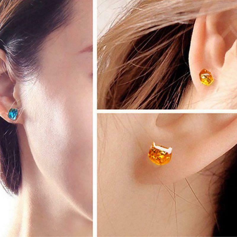 16Pcs Tiny Silicone Jewelry Earring Necklace Pendant Mold Casting Jewelry Tools