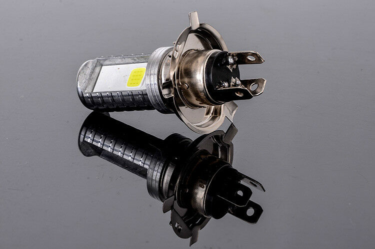 H4/9003/HB2 Double COB LED 24W Super Bright Motorcycle Headlight Front Lamp Bulb