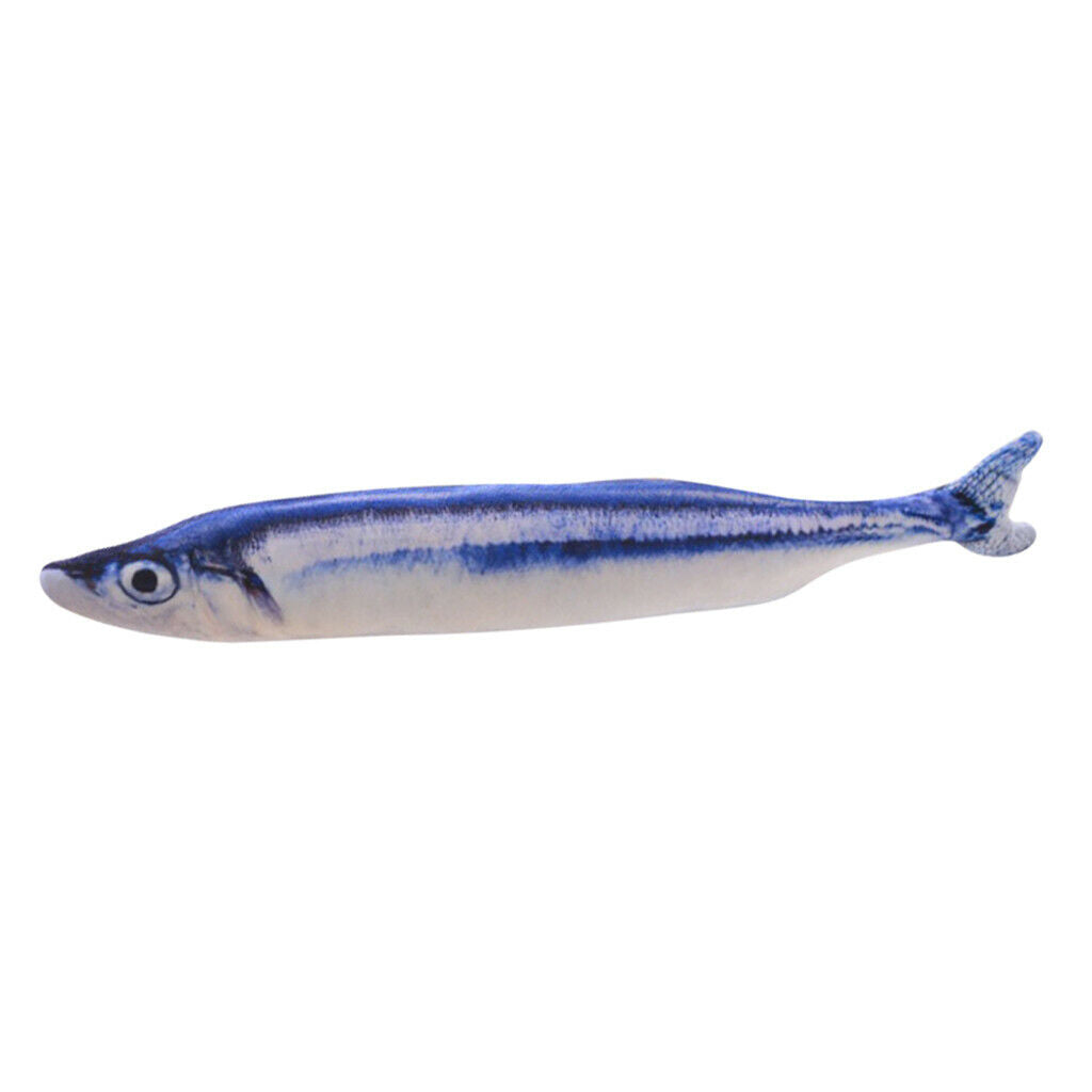 4pcs Kitten Moving Fish Toys 20cm Funny Cat Chew Teeth Cleaning Kicker Toys