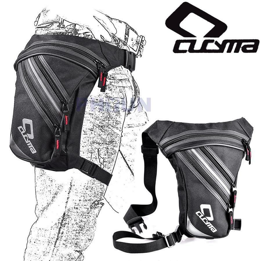 Outdoor Motorcycle Bike Drop Leg Bag  For Men Women Multi-Function Travel Black