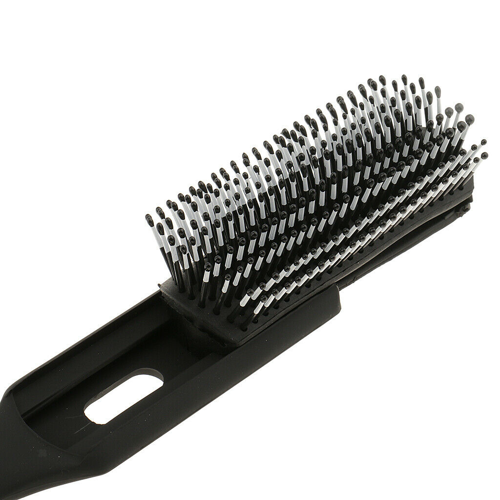 Hairbrush Plastic Antistatic Hair Styling Hairbrush - Black, #B