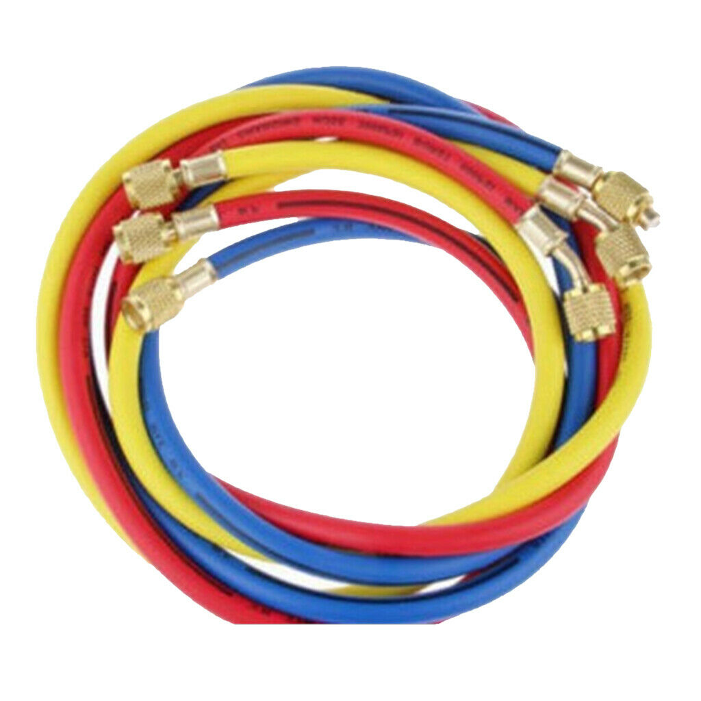 600 PSI 1/4"SAE AC Charging Hose for HVAC Air  Refrigerant R134A