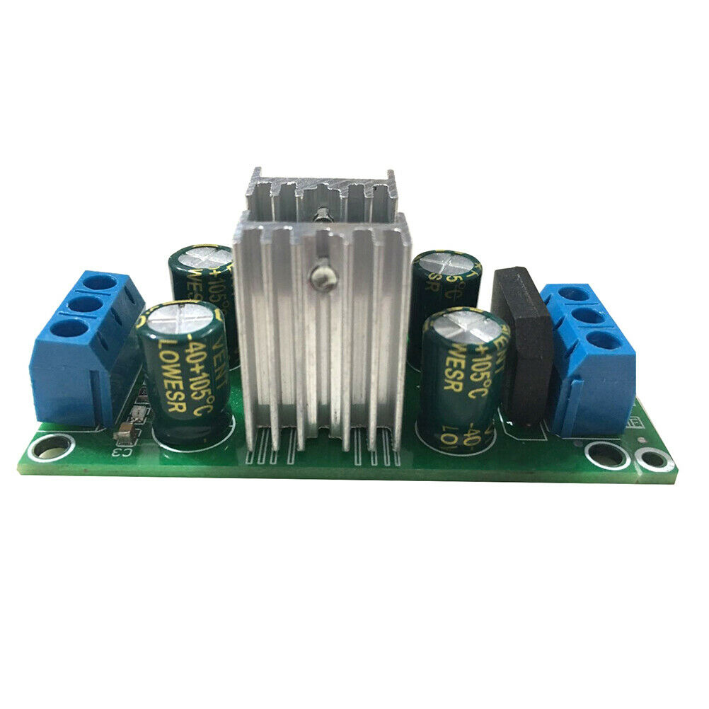 LM7815 + LM7915 ±15V dual voltage regulator rectifier bridge power supply mY1