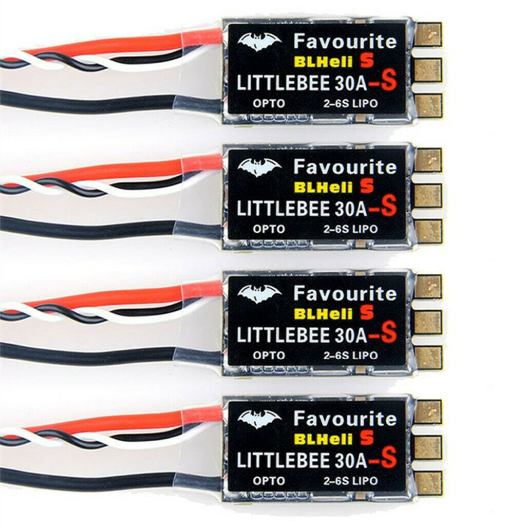 4pcs Spring 30A ESC OPTO 2-6S LIPO Supports for Mulitshot DSHOT OneShot125