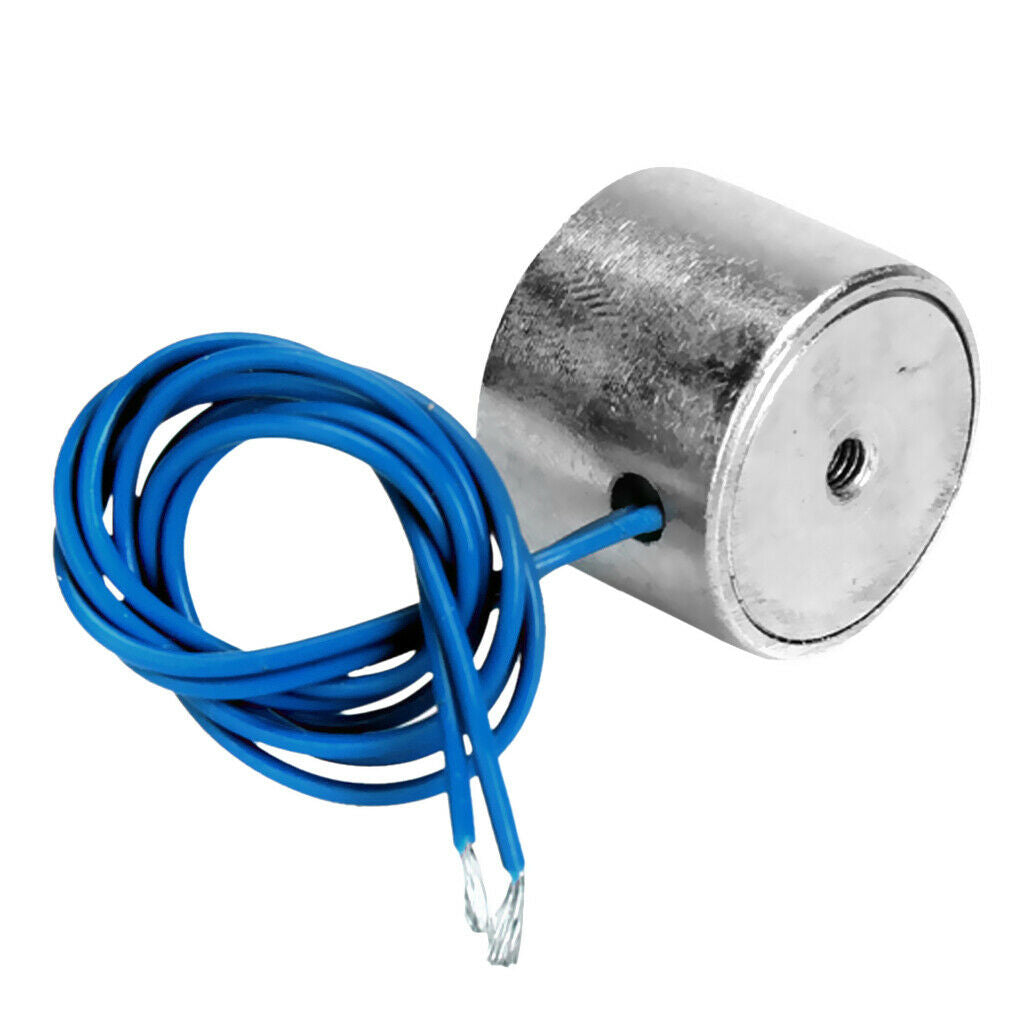 12V DC Electric Lifting Magnet Electromagnet - Solenoid Lift Holding (25N) -