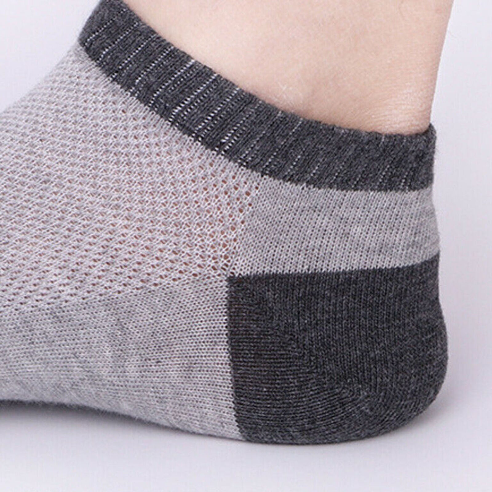 5 Pack Men Cotton Toe Five Finger Socks Low Cut Ankle Casual Sport Breathe