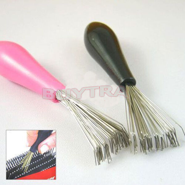 Comb Hair Brush Cleaner Cleaning Remover Embedded Tool Plastic Handl.l8