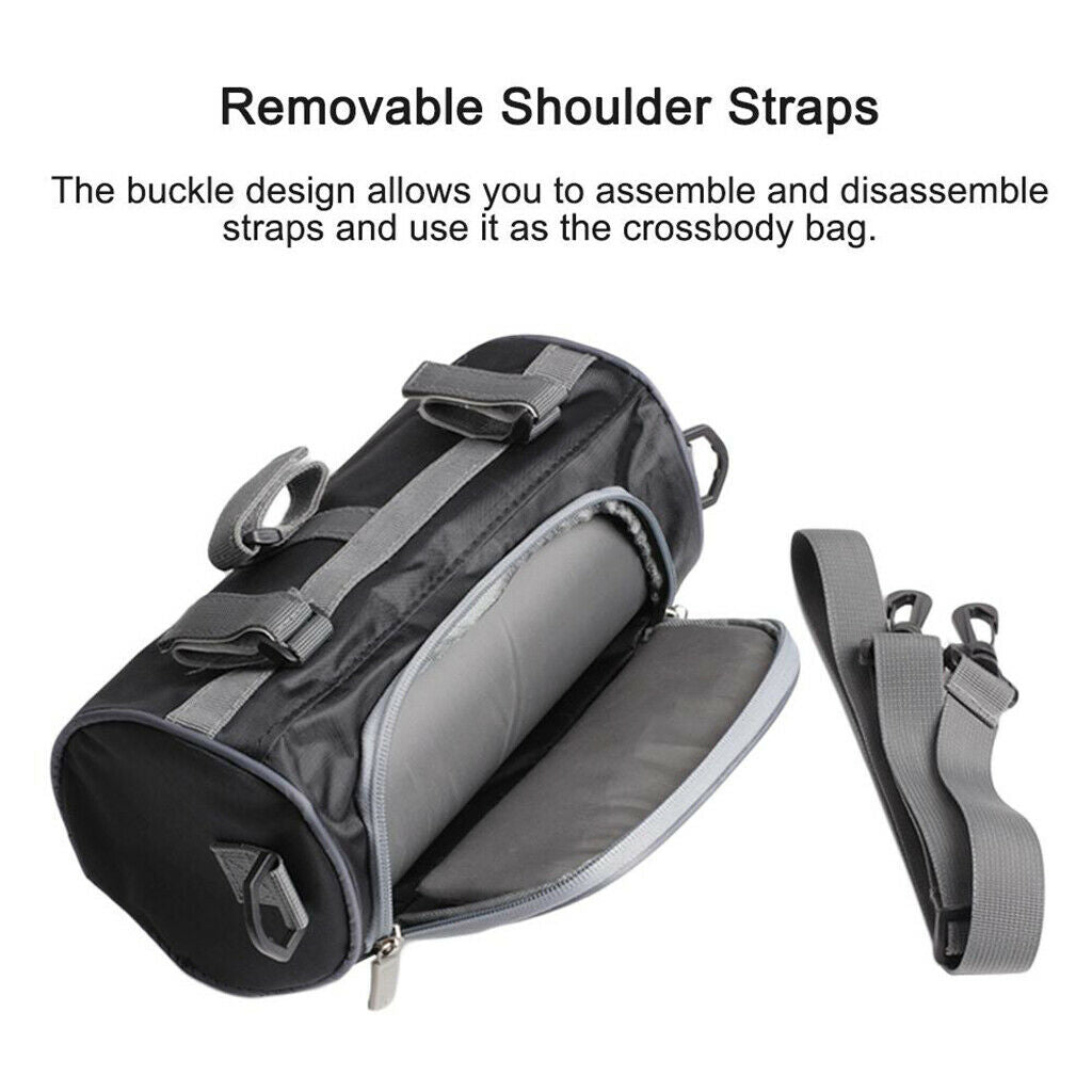 Motorcycle Front Bag Motorbike Bicycle Handlebar Frame Bike Phone Case Black