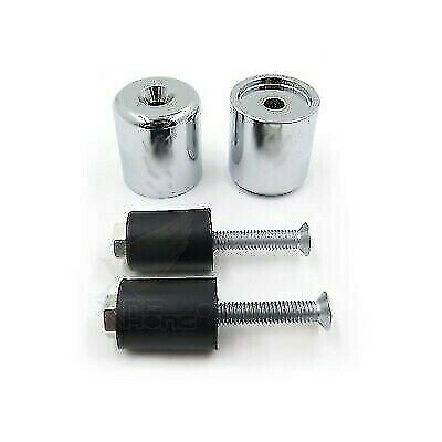 Chromed Handlebar Bar End Slider Rubber For Suzuki GSXR600 GSXR750 GSXR1000
